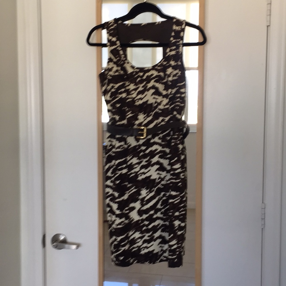 Dress midi with belt